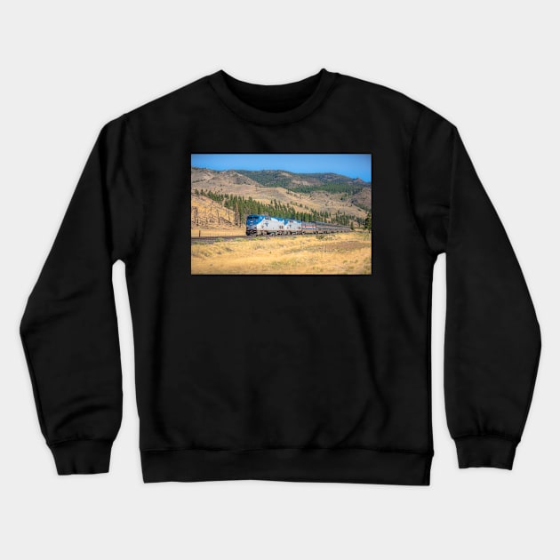 Amtrak's California Zephyr Crewneck Sweatshirt by Bonita Vista Photography